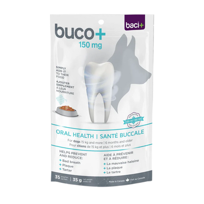 Baci+ - Buco+ 150mg (dental care for dogs 15kg+) -35g URBAN PAW PETS