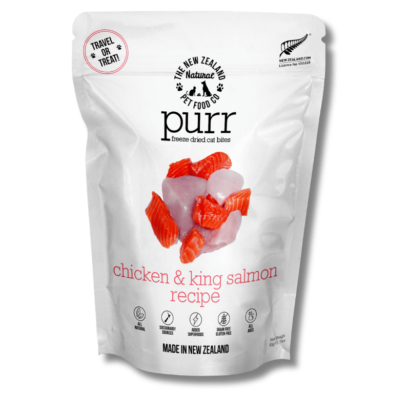 NZ Natural Pet Food Co - Freeze Dried - Treats - Purr - Chicken & Salmon