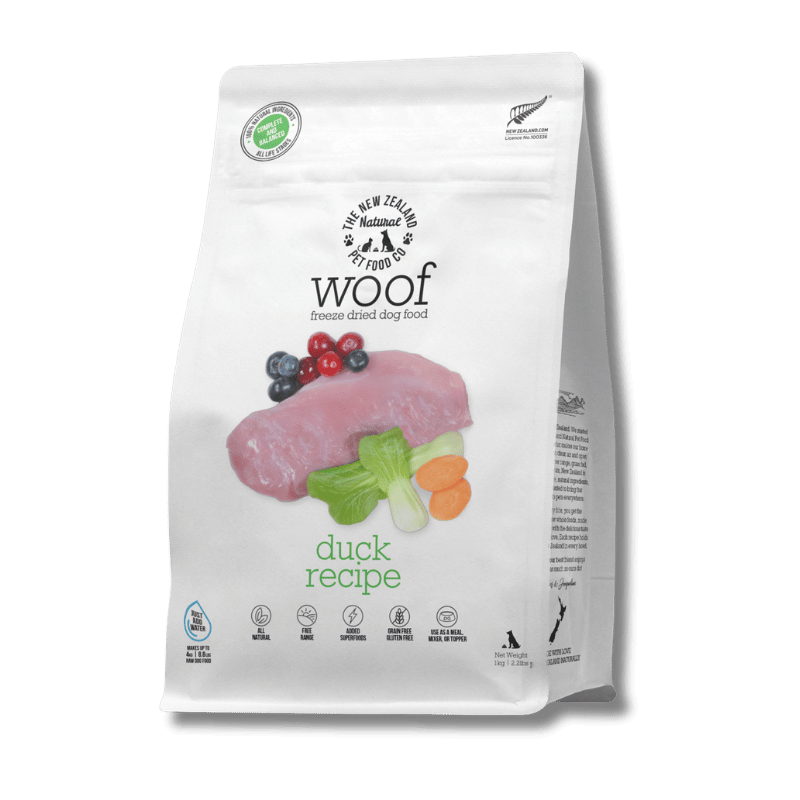NZ Natural Pet Food Co - Freeze Dried - Food - Woof - Duck