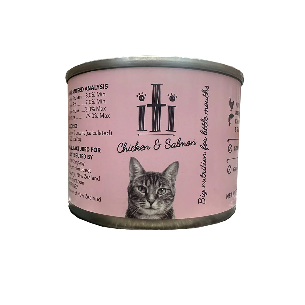 iTi -Kiti Grain Free Canned Chicken & Salmon Cat (175g x 24) URBANPAWPETS LTD.