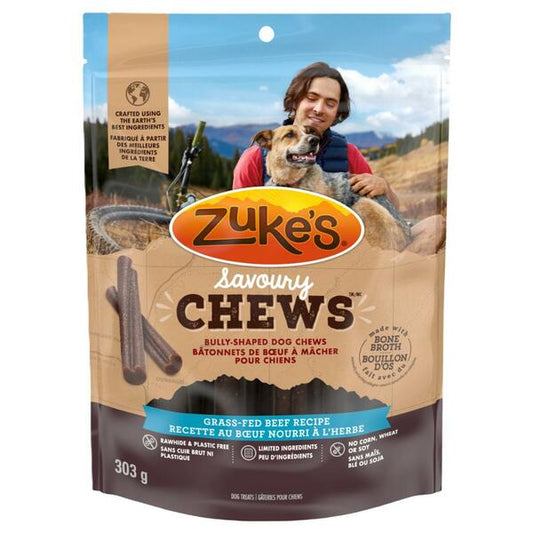 Savoury Chews Grass-Fed Beef 303g URBAN PAW PETS