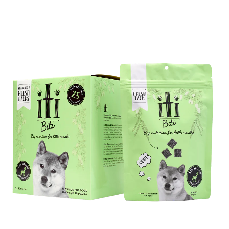 iTi -Biti -Air Dried for Dogs - Venison Pouches (5 x 200g) URBANPAWPETS LTD.