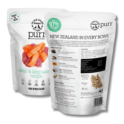 NZ Natural Pet Food Co - Freeze Dried - Food - Purr - Lamb & Salmon