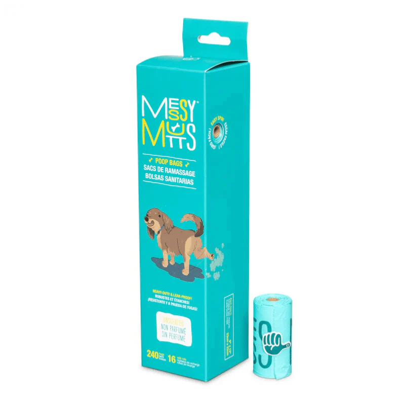 Messy Mutts - Advanced BioRecycle Poop Bag Refill 16 pack URBAN PAW PETS