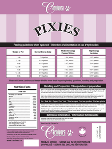 Carnivora Pixies Freeze-Dried Raw Pork Diet