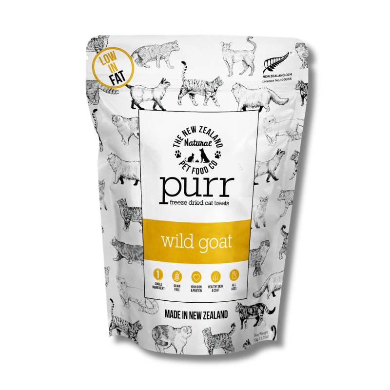NZ Natural Pet Food Co - Freeze Dried - Treats - Meow - Wild Goat Treats 40g