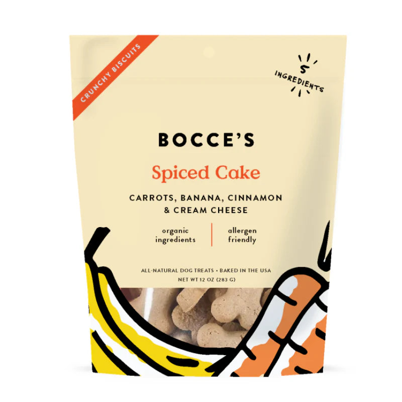 Bocce's Bakery - Small Batch Biscuits - Spiced Cake - 12oz URBAN PAW PETS