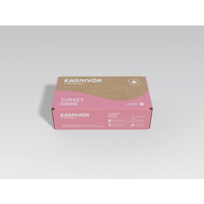KARNIVOR Dog Raw Frozen Turkey 24lb Bulk Case