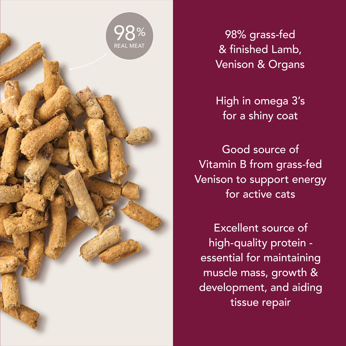 Feline Natural - Freeze-Dried - Lamb & Venison