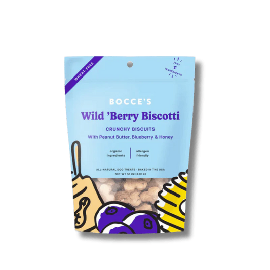 Bocce's Bakery - Small Batch Biscuits - Wild 'Berry Biscotti - 12oz