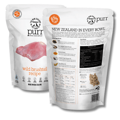 NZ Natural Pet Food Co - Freeze Dried - Food - Purr - Wild Brushtail 280g