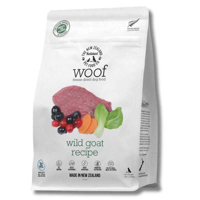 NZ Natural Pet Food Co - Freeze Dried - Food - Woof - Wild Goat