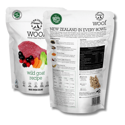 NZ Natural Pet Food Co - Freeze Dried - Food - Woof - Wild Goat