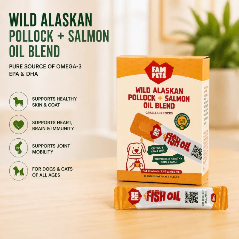 Fam-Pets - Alaskan - Pollock & Salmon - Omega-3 Fish Oil – görsel 8