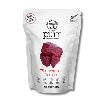 NZ Natural Pet Food Co - Freeze Dried - Food - Purr - Wild Venison 280g
