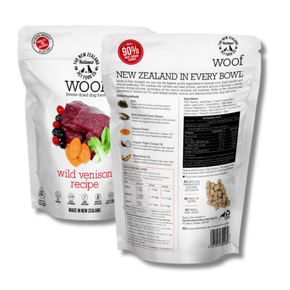 NZ Natural Pet Food Co - Freeze Dried - Food - Woof - Wild Venison