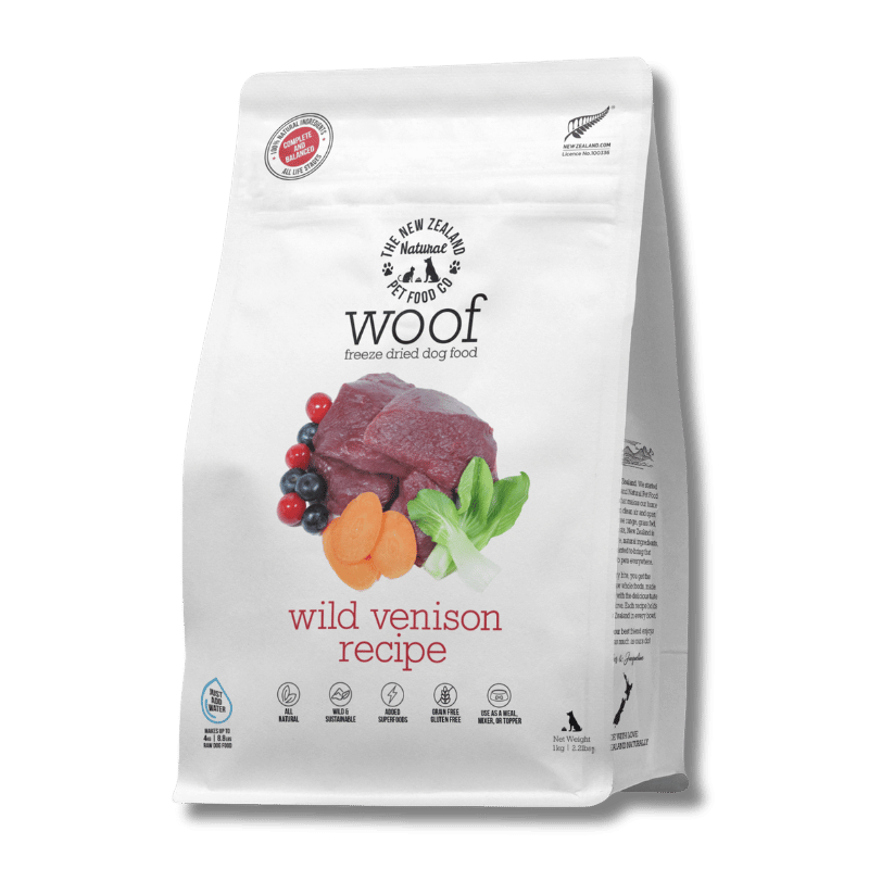 NZ Natural Pet Food Co - Freeze Dried - Food - Woof - Wild Venison