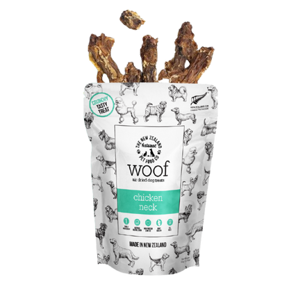NZ Natural Pet Food Co. - Air Dried - Treats - Woof - Chicken Neck 50g